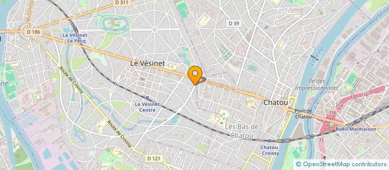 localisation de l'entreprise REALIX  LE VESINET