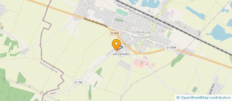 localisation de l'entreprise REALIZ'BOIS à VILLENEUVE-LA-GUYARD