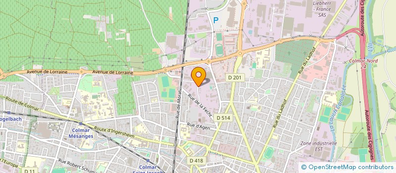 localisation de l'entreprise REALIZ CONCEPT  COLMAR