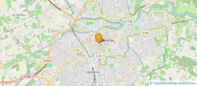 localisation de l'entreprise REALIZE à CARPENTRAS