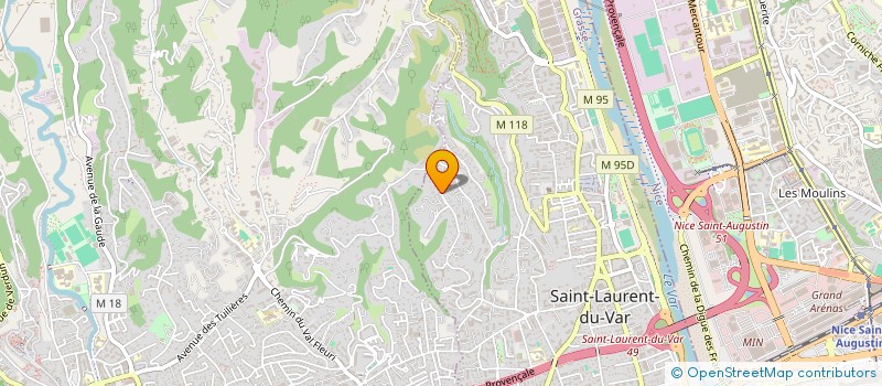 localisation de l'entreprise REALMACHA à SAINT-LAURENT-DU-VAR
