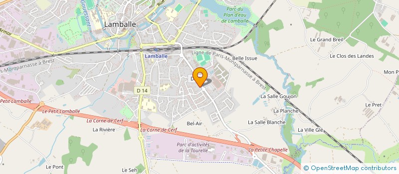 localisation de l'entreprise REALMAX&CIE à LAMBALLE-ARMOR