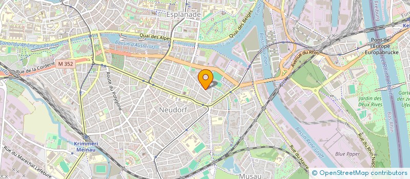 localisation de l'entreprise REALMIND à STRASBOURG