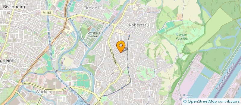 localisation de l'entreprise REALPHI à STRASBOURG
