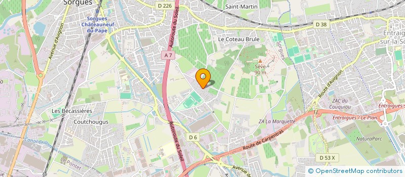 localisation de l'entreprise REALSTORY  SORGUES