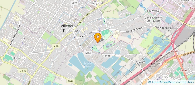 localisation de l'entreprise REALTECH à VILLENEUVE-TOLOSANE