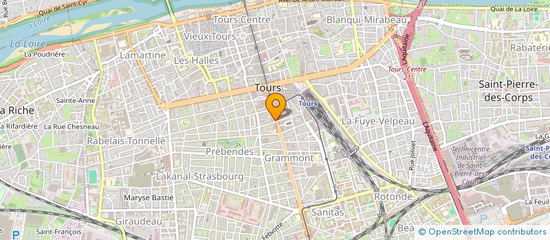 localisation de l'entreprise REALTIS DEVELOPPEMENT  TOURS