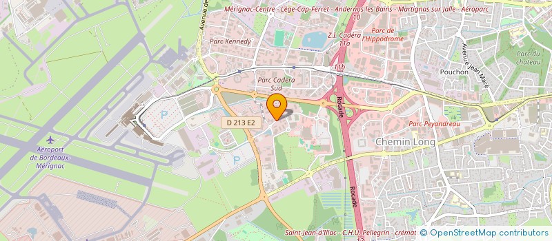 localisation de l'entreprise REALTIS SERVICES  MERIGNAC