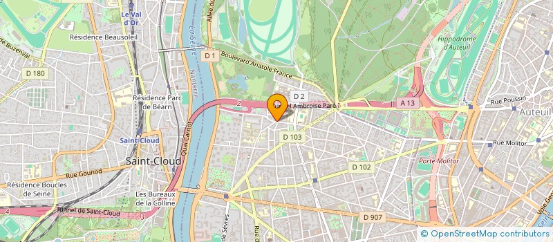 localisation de l'entreprise REALTY INFINITY à BOULOGNE-BILLANCOURT