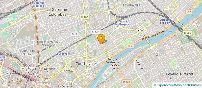 localisation de l'entreprise REALTY SHOPPING INVESTORS à COURBEVOIE