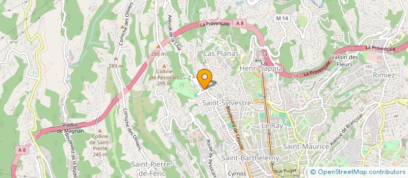 localisation de l'entreprise REALVA  NICE