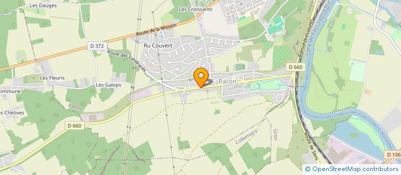 localisation de l'entreprise REALYS  PARON