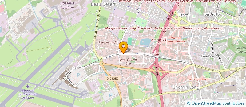 localisation de l'entreprise REALYSE  MERIGNAC