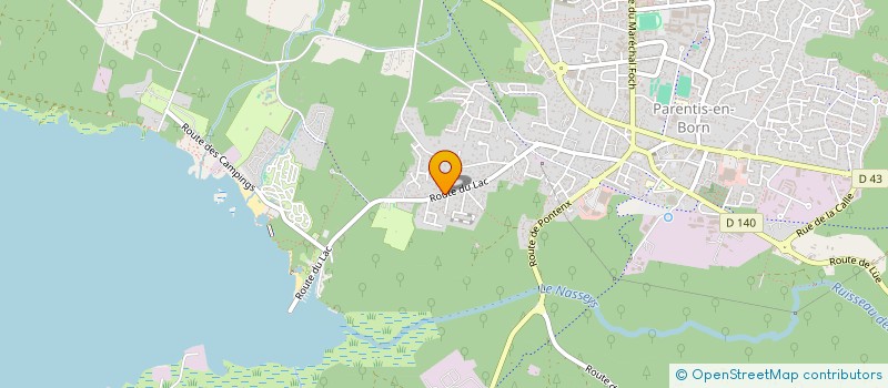 localisation de l'entreprise REALYSSIMO  PARENTIS-EN-BORN