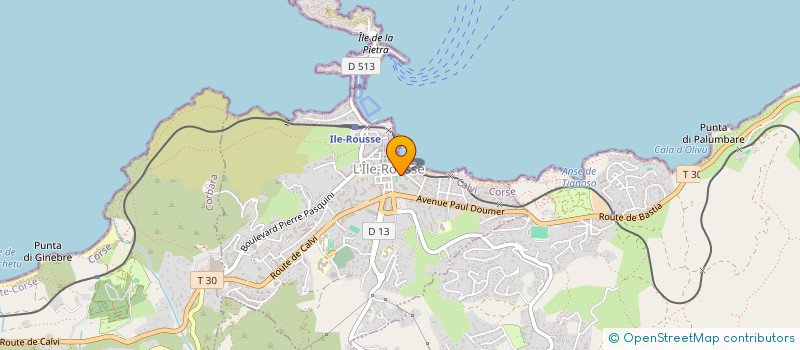 localisation de l'entreprise REANIMU à L'ILE ROUSSE