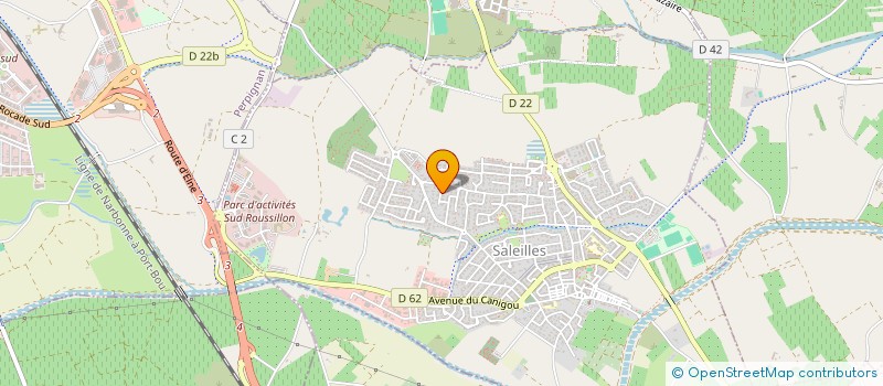 localisation de l'entreprise REANNIE RUE GOYA  SALEILLES