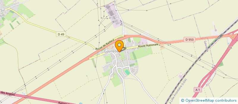 localisation de l'entreprise REANT CONCEPT PAYSAGE  GAVRELLE