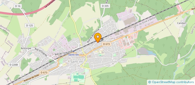 localisation de l'entreprise REAPARK SA  SAINT-VIT