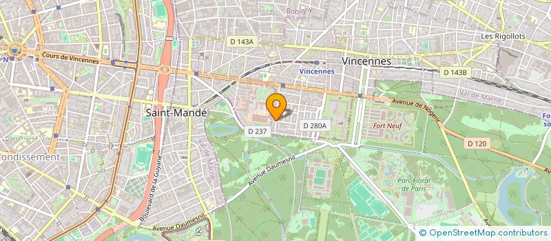 localisation de l'entreprise REAPER à VINCENNES