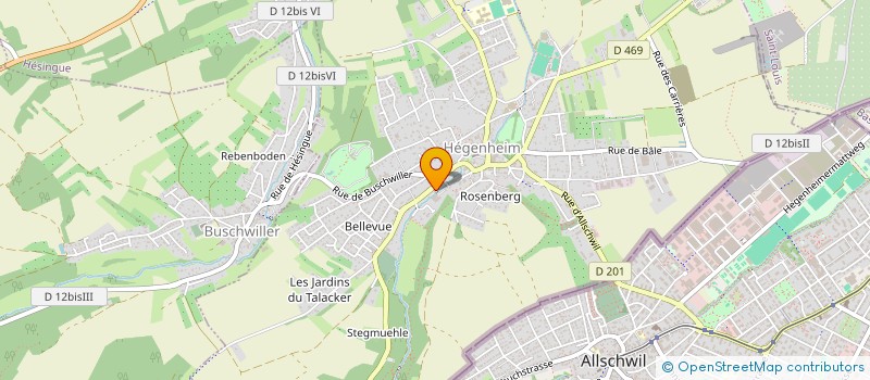localisation de l'entreprise REAPPRO  HEGENHEIM