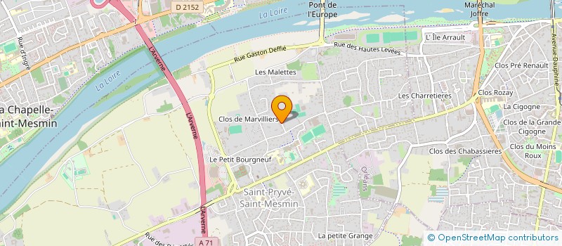 localisation de l'entreprise REAPRINT à SAINT-PRYVE-SAINT-MESMIN