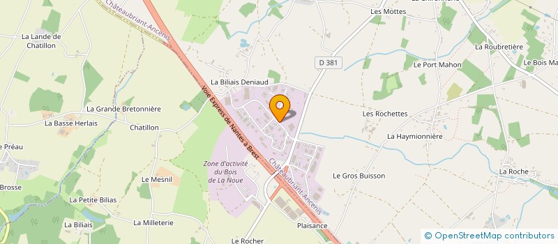 localisation de l'entreprise REATECH à VIGNEUX-DE-BRETAGNE