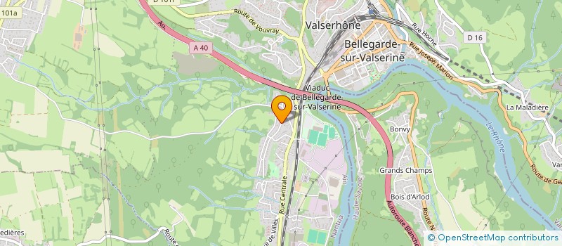 localisation de l'entreprise REATECH à VALSERHONE