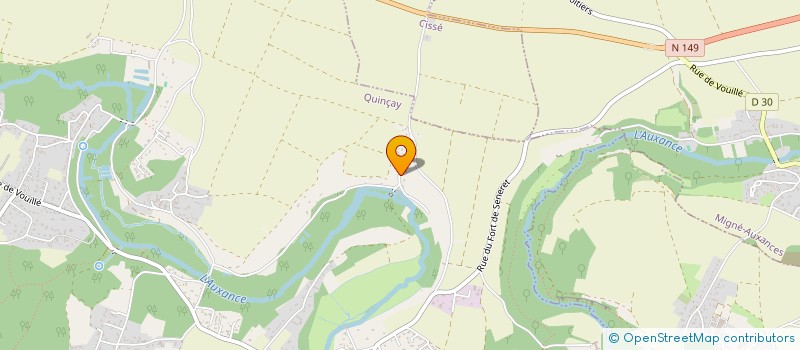 localisation de l'entreprise REAU PA  QUINCAY