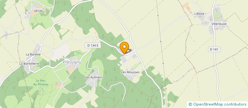 localisation de l'entreprise REAU RENAISSANCE à PRESSIGNY