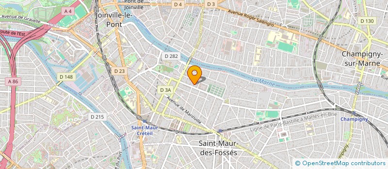 localisation de l'entreprise REAXION à SAINT-MAUR-DES-FOSSES