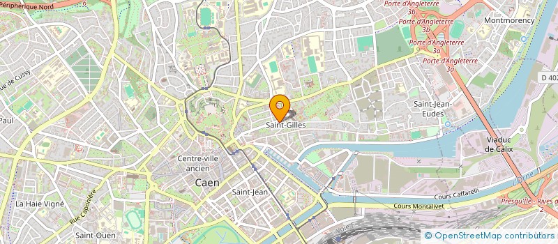 localisation de l'entreprise REB'IMMO à CAEN