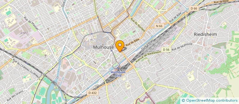 localisation de l'entreprise REBA INTERNATIONAL GROUP à MULHOUSE