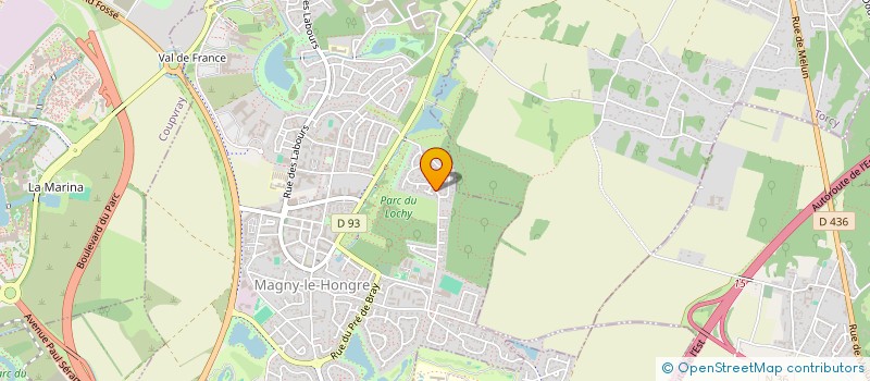 localisation de l'entreprise REBALI MONTEVRAIN  MAGNY-LE-HONGRE