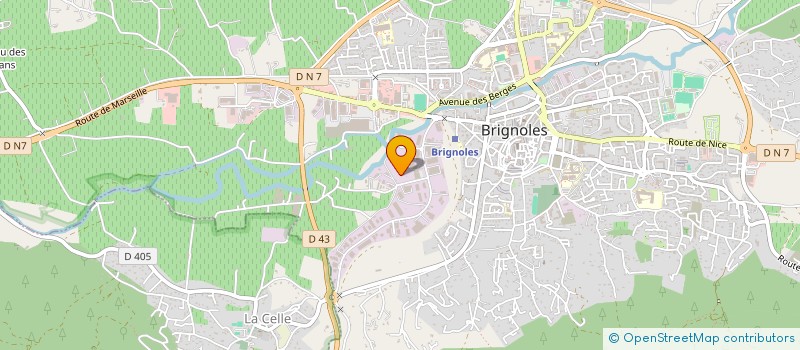 localisation de l'entreprise REBARDO à BRIGNOLES