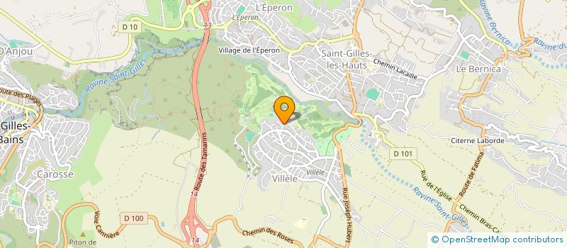 localisation de l'entreprise REBAT à SAINT-PAUL