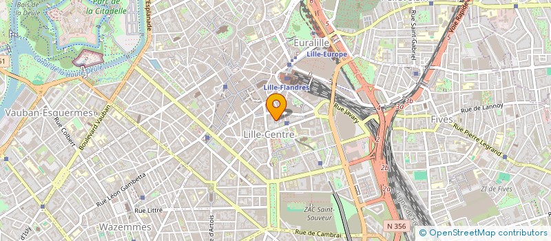 localisation de l'entreprise REBAT ET CLAM à LILLE