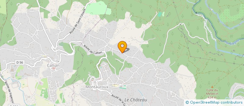 localisation de l'entreprise REBATO  MONTAUROUX