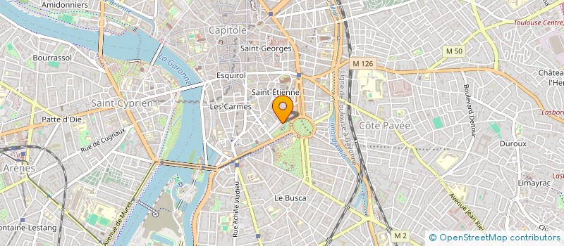 localisation de l'entreprise REBAUDY à TOULOUSE