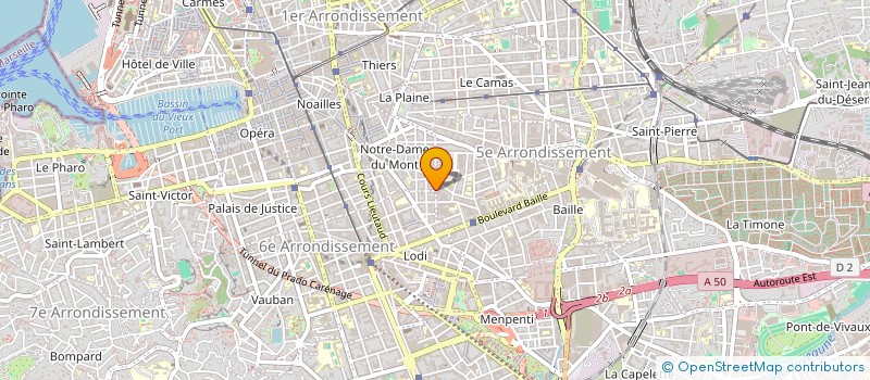 localisation de l'entreprise REBAVI à MARSEILLE