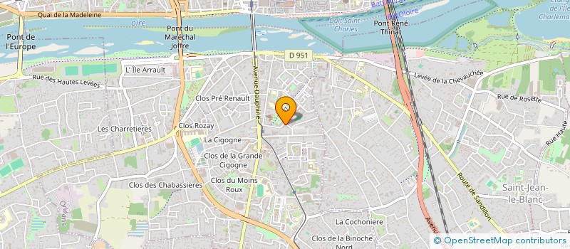 localisation de l'entreprise REBBAHI SERVICES ET DISTRIBUTIONS à ORLEANS