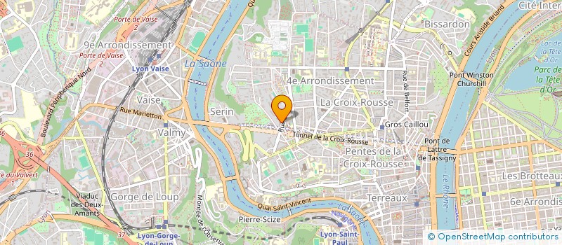 localisation de l'entreprise REBCOR  LYON