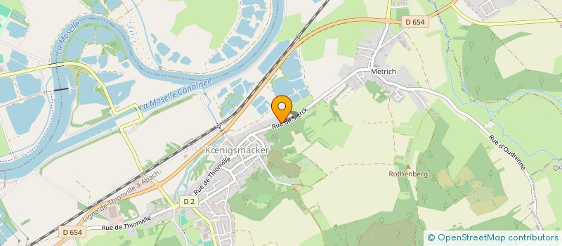 localisation de l'entreprise REBEA FINANCE  KOENIGSMACKER