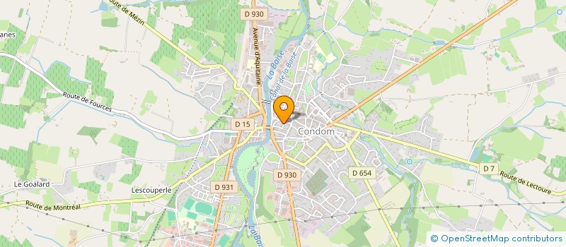 localisation de l'entreprise REBECCA  CONDOM