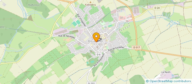 localisation de l'entreprise REBECCA ESTHETIQUE  BOUXWILLER