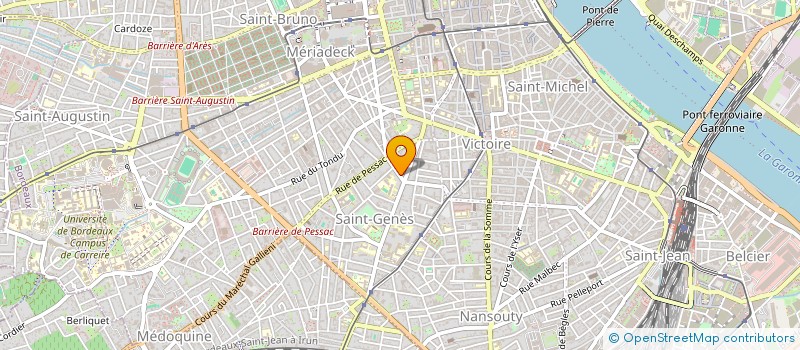 localisation de l'entreprise REBECCA FILMS  BORDEAUX