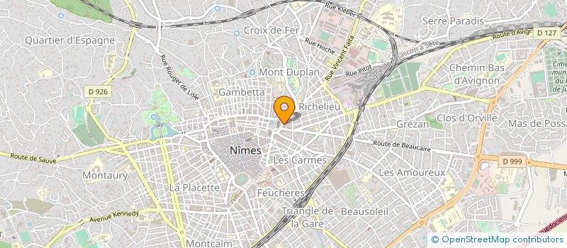 localisation de l'entreprise REBECCA MODE à NIMES