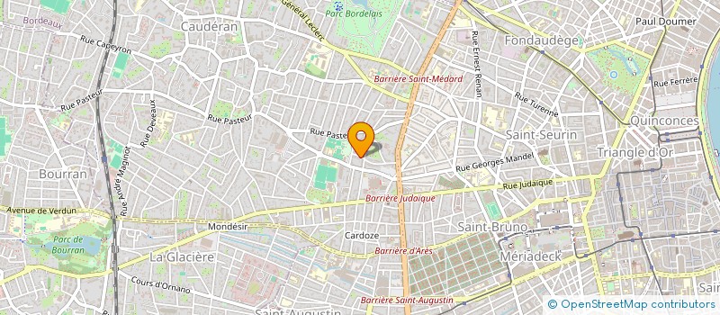 localisation de l'entreprise REBEDAN  BORDEAUX