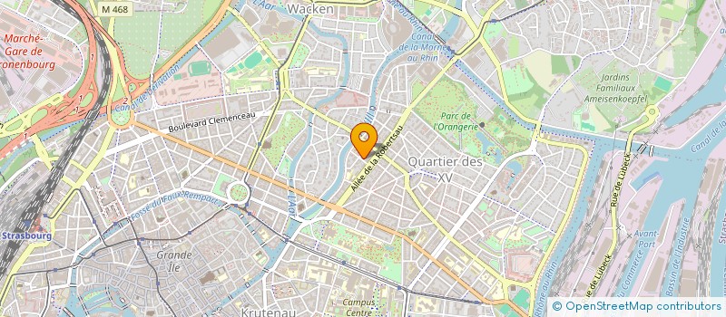 localisation de l'entreprise REBEKHA  STRASBOURG