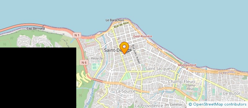 localisation de l'entreprise REBEL à SAINT-DENIS