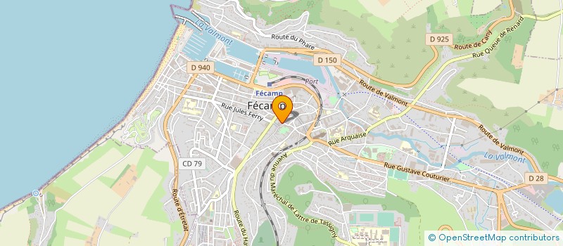 localisation de l'entreprise REBEL à FECAMP